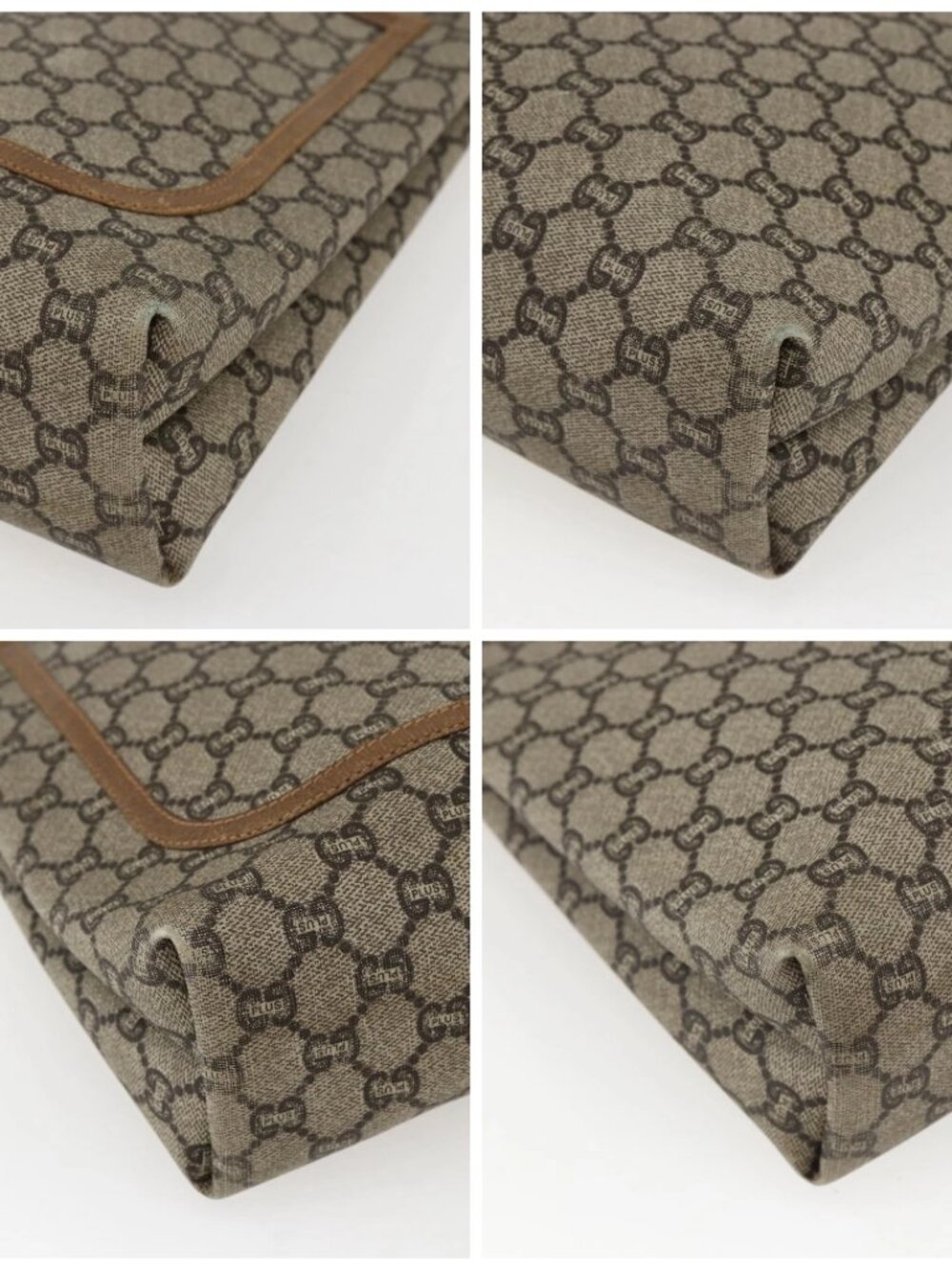 GUCCI GG Plus Supreme Web Sherry Line Tote Bag - Picture 14 of 16